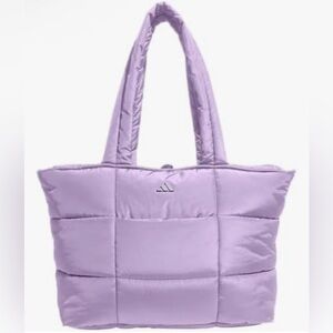 NWT Adidas Lavender Quilted Tote Bag